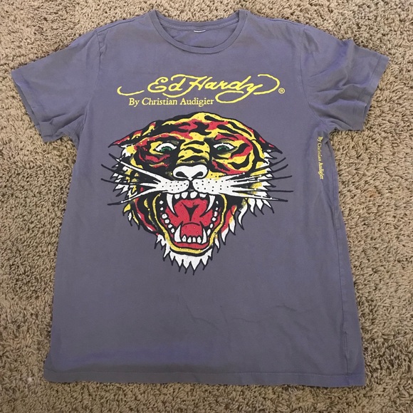 ed hardy shirt tiger